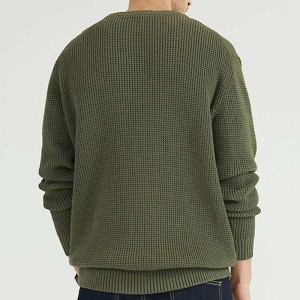 100% bawełniany Zime Custom Men \\\\\'s Crew Szycik Sweater Sweater